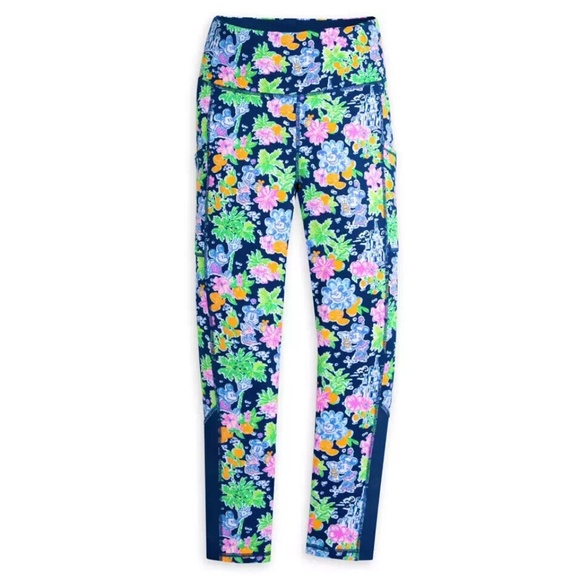 2024 Disney Parks Lilly Pulitzer Weekender High Rise Leggings MEDIUM - NEW - Picture 5 of 7